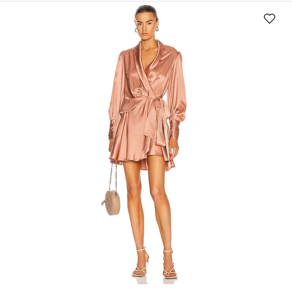 Zimmerman Silk Wrap Mini Dress-NWT!